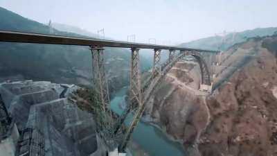 Chenab Bridge, the world's highest railway arch bridge, is set to be inaugurated in India.