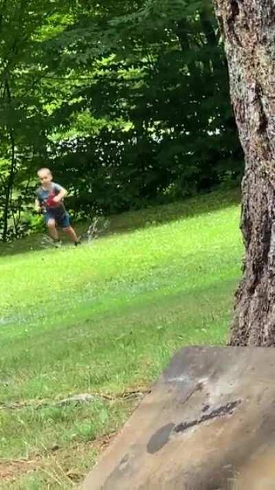 the way the stick flies into the air got me😭