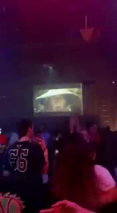 Was at the club last night and this was playing the entire time on the big screen