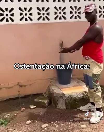 Como eles pegaram essas água 