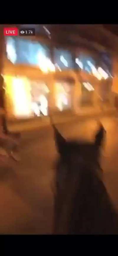 Man Steal Police Horse (Chicago) - Streamable