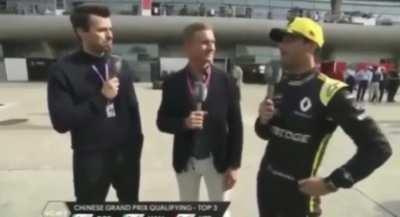 Reporter is just ready for that 😆