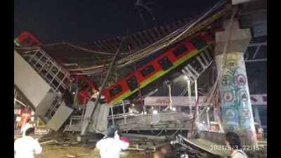 Mexico City Metro Bridge Rail Collapse. 5/4/2021