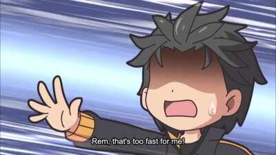 subaru isn't safe even in Isekai Quartet