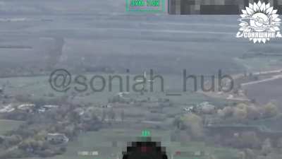 Footage of a Ukrainian Air Force MiG-29 Fulcrum lobbing eight GBU-39 SDB glide bombs at multiple Russian targets. What appears to be the first publicly released video of a Ukrainian GBU-39 launch, and confirms that Ukrainian MiGs can send a number downran