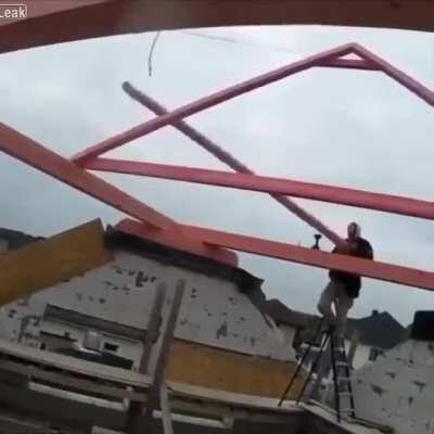 to brace this truss by myself