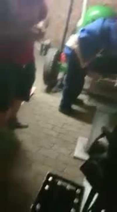 Bam! Instant concussion