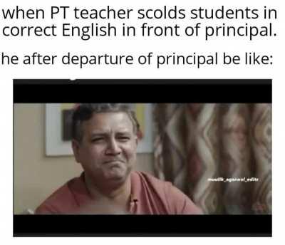 It's a big achievement for my PT teacher.