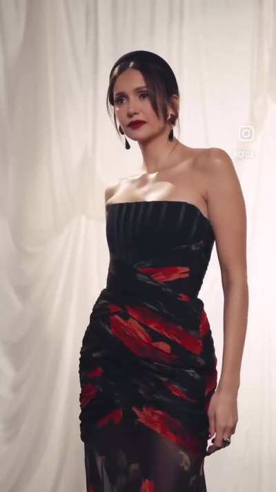 Instagram | In sweeping florals and a sculpted silhouette, Nina embodies elegance and stuns in Carolina Herrera at the CFDAAwards | November 6, 2025