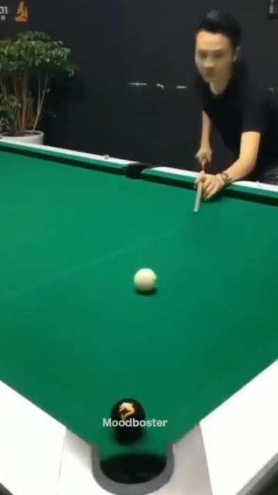 The art of playing pool by using physics and geometry