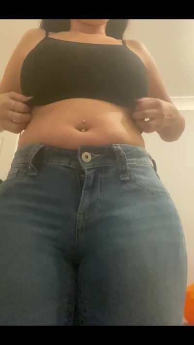 Jeans getting too tight 🤭