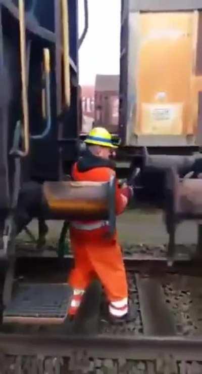 “Yes, OSHA? This post right here.”