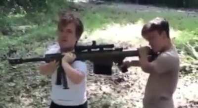 Little men + big guns