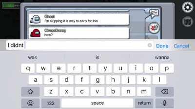 I get accused of venting at the start of the game when I was with everyone