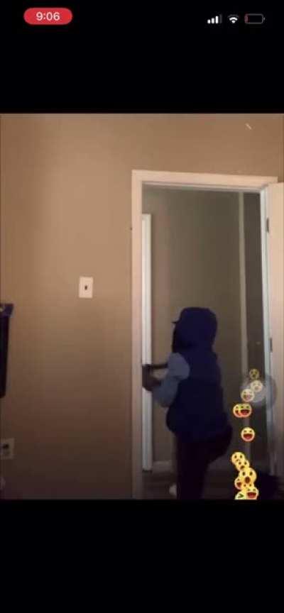 House gets shot up on live