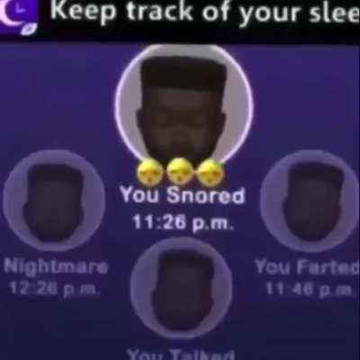 keep track of your sleep!