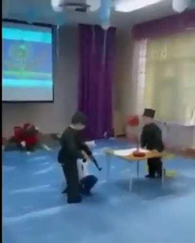 Firing squad kills child