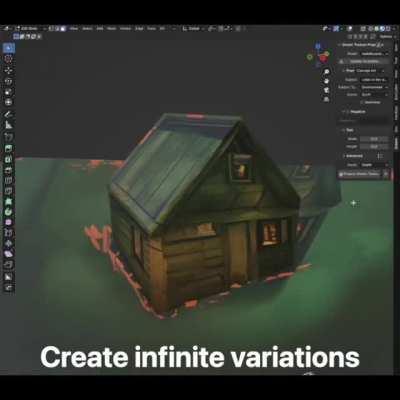Stable Diffusion can texture your entire scene automatically