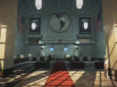 just a peaceful day at the bank