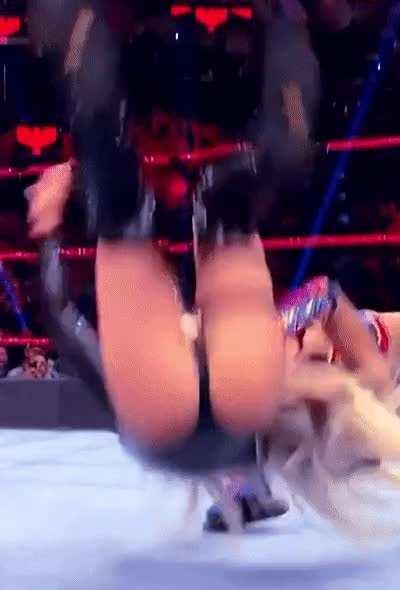 Liv suplexed as she takes a wedgie