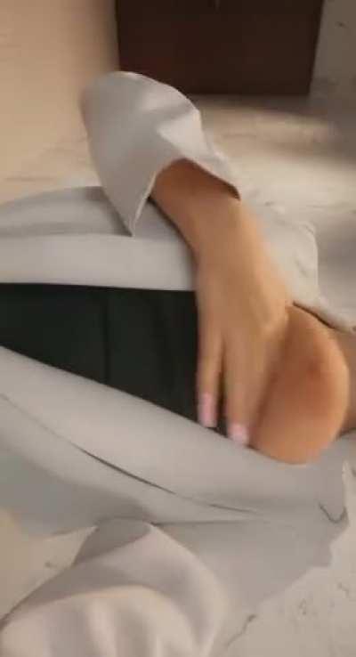 Gotta sneak off to let a titty breathe [f]