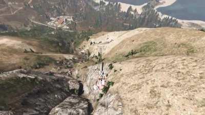 This is literally what my best dreams look like - riding/driving a vehicle with broken physics and a pinch of lucid dreaming