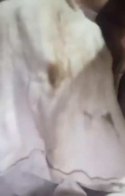 My panties have a poop stain. I wear them anyway