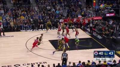 [Highlight] A lil PnR action between rookies Brandin Podziemski and Trayce Jackson-Davis leads to an alley-pop