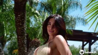 The stunning Tru Kait stars in BaDoinkVR's 8K VR porn Anniversary Special. Releases July 5th 2024