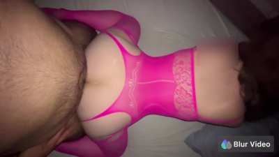 I love throwing it back for a brown cock