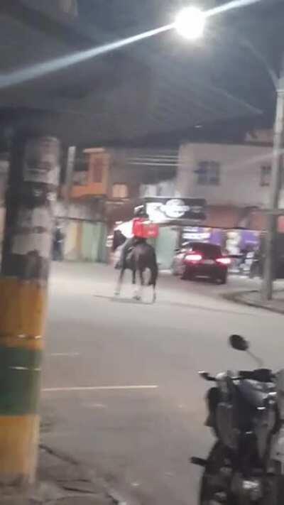 Ifood, but with a horse