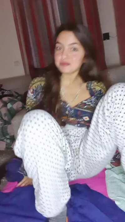 Ups I made a mess in my pijamas :)