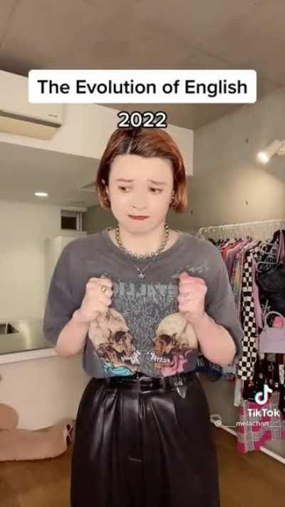 As the world evolves the language evolution happening too