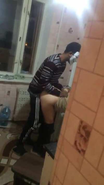 Fucking a random during his costume party