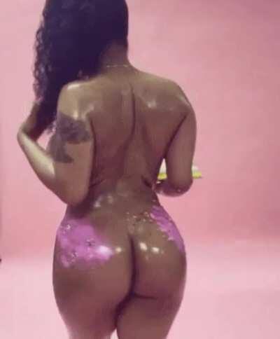 Only wearing cake icing