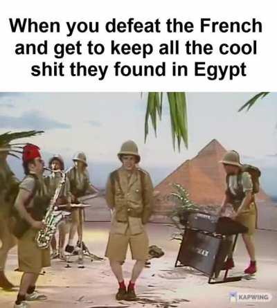 Gee thanks Napoleon!