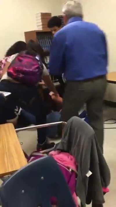 Good ol classroom brawl