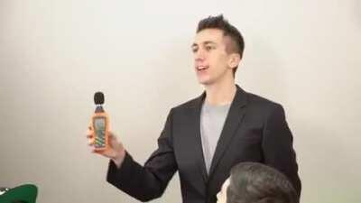 Which tells me how loud they are!