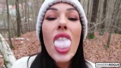 Shaiden Rogue Swallowing Cum