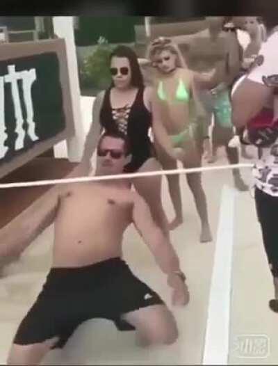 Limbo wardrobe malfunction