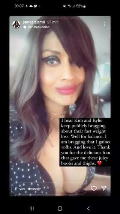 Our Goddess, Jameela, reward us with this