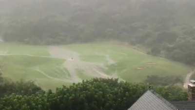 Surfing on a golf course in KZN