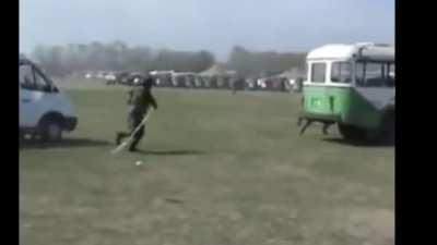 Military training results in huge explosion