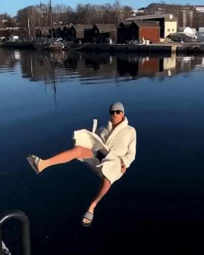 Morning coffee in Norway