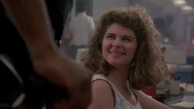 Diana James Kicks a Cop in the Balls in Action Jackson (1988)