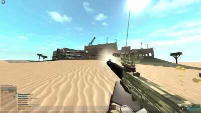 PHANTOM FORCES IS DOWN BUT HERES A FUNNY VIDEO OF MY MAC 10 BOOSTING ME BACKWARDS