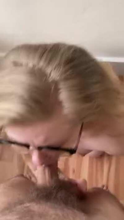 Do I still look cute when I’m gagging on a thick cock? 😇