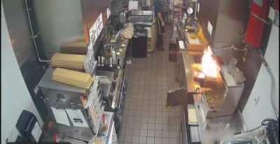 While I use water to put out this fire