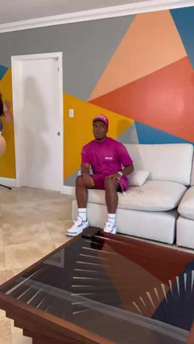 My goodness.. I would explode in my pants if I would be in that place!ð¥ after all i would end up worshiping her big Royal ð and licking it perfectly clean when my gf would arrive. But the taste of her Ass would definitely worth it!