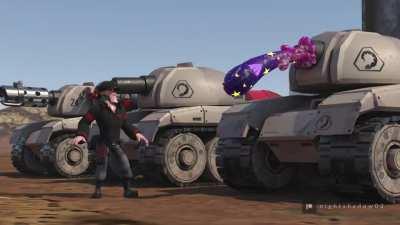 Nod officer & light tanks